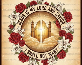 Koszulka z logo Jezusa jest moim Panem i Zbawicielem.