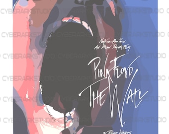 Oryginalny plakat filmowy Pink Floyd "The Wall". Dostępne 3 różne rozmiary.