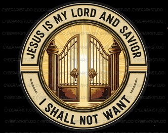 Koszulka z logo Jezusa jest moim Panem i Zbawicielem