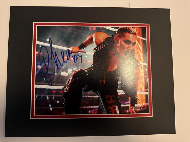 Rhea Ripley Signiture Rhea Ripley Autograph 8X10 Photo Facsimile Matted - Etsy