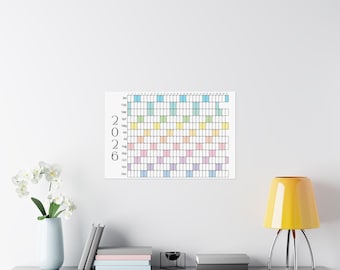 Calendario de pared 2026 (horizontal)