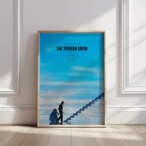 The Truman Show Movie Poster – Jim Carrey Film Art Print – Modern Wall Decor – Inspirational Movie Art - Minimalist Art Poster - Movie Art