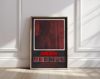 Daredevil Born Again Season 2 Poster Marvel Wall Art Superhero Film Print Cinema Decor