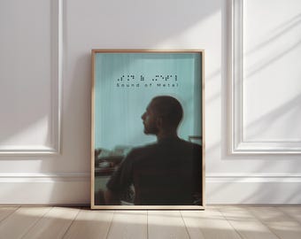 Sound of Metal Movie Poster: Minimalist Indie Film Print