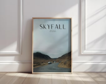 Skyfall Movie Poster: James Bond Scenic Artwork