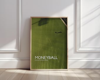Moneyball Movie Poster: Minimalist Baseball Film Art