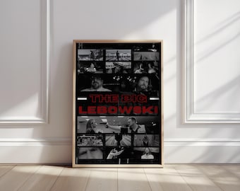 The Big Lebowski Movie Poster: Cult Classic Film Art Print