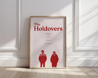 The Holdovers Movie Poster Film Art Paul Giamatti Winter Cinema Wall Decor