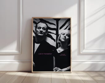 Lost in Translation Movie Poster: Sofia Coppola Film Art Print