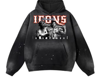 Bo and Prime Vintage Washed Frayed Fleece Hoodie