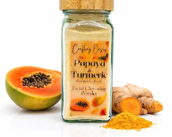 Papaya & Turmeric Powder-To-Foam Facial Cleanser