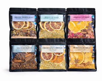 Simmer Potpourri Stove Top Scents – Natural Home Fragrance with Dried Fruits & Herbs | Eco-Friendly Simmering Potpourri Gift