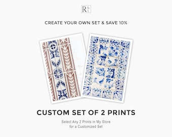 Custom Print Set of 2 - Discounted Set of Two Photographs - Select Any 2 Prints in My Store for a Customized Wall Decor Set