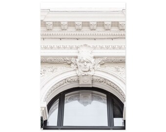 Monaco Casino Art Print - European Architecture Photography Wall Art - Neutral Colors Home Office Wall Decor - Architectural Details