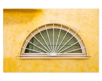 Portugal Travel Photography Art Print - Yellow Wall Art - Office Living Room Decor - Large Wall Art - Rustic Wall Decor