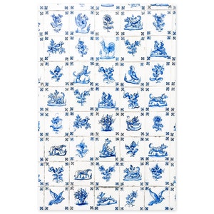 Portugisische Fliesen Art Prints - Blaue und weiße Azulejos - Küchen Wandkunst - Portugal Reise Fotografie - Rustikale Wanddekoration