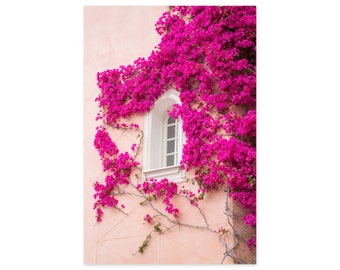 France Photography Framed Art Print - Hot Pink Bougainvillea - French Riviera Home Decor - South of France Wall Art - Europe Wall Decor