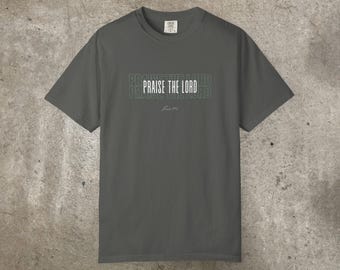 Christian Shirt – Praise The Lord Bible Verse Tee, Jesus Shirt, Faith Apparel, Religious Gift