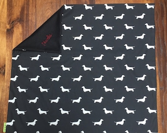 Couverture teckel/fait main et personnalisé/Couverture pour chien