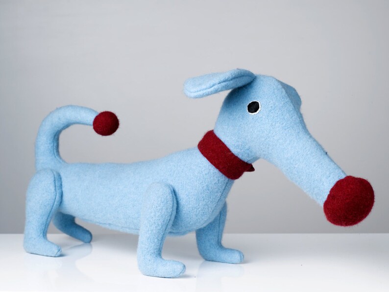 Dachshund Gift Personalised Felt Soft Toy/christening/new Etsy