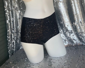 Sequin booty shorts- Cheeky style custom size and color