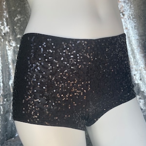 Sequin booty shorts Cheeky style custom size and color image 6