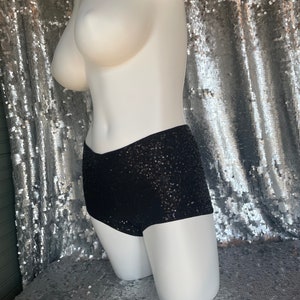 Sequin booty shorts Cheeky style custom size and color image 7