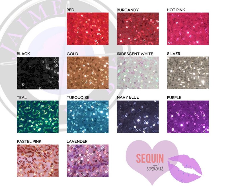 String Sequin Color Chart Sequin Fosse High French Cut Brief/ Custom Size, Custom Color - Etsy
