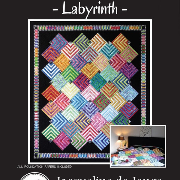 Labyrinth Quilt Pattern - Etsy
