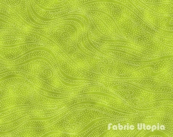 In The Beginning Color Bewegung von Kona Bay Tonal Citrine Baumwollstoff Meterware oder Wählen Sie die Länge 1VM-6