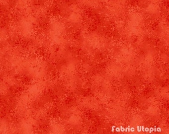 Quilting Treasures~Rapture~Blender~Tomato~Cotton Fabric by the Yard or Select Length 27935-RC