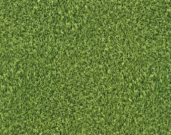 Kaufman Sports Life Grass Turf Grass Fabric By The Yard