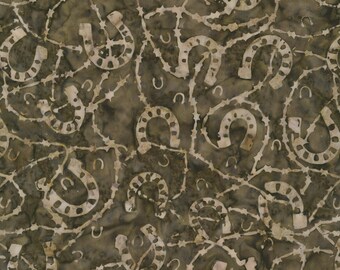 Batik Fabric Berlin Brown Ombre Clay Bricks From Tonga Passport Collection by Timeless Treasures