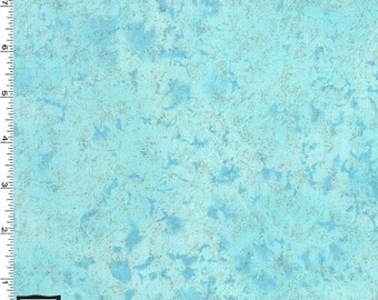 Fairy Frost Christmas Fabric Material Evergreen Metallic with Glitter