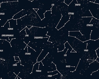 constellation fabric etsy