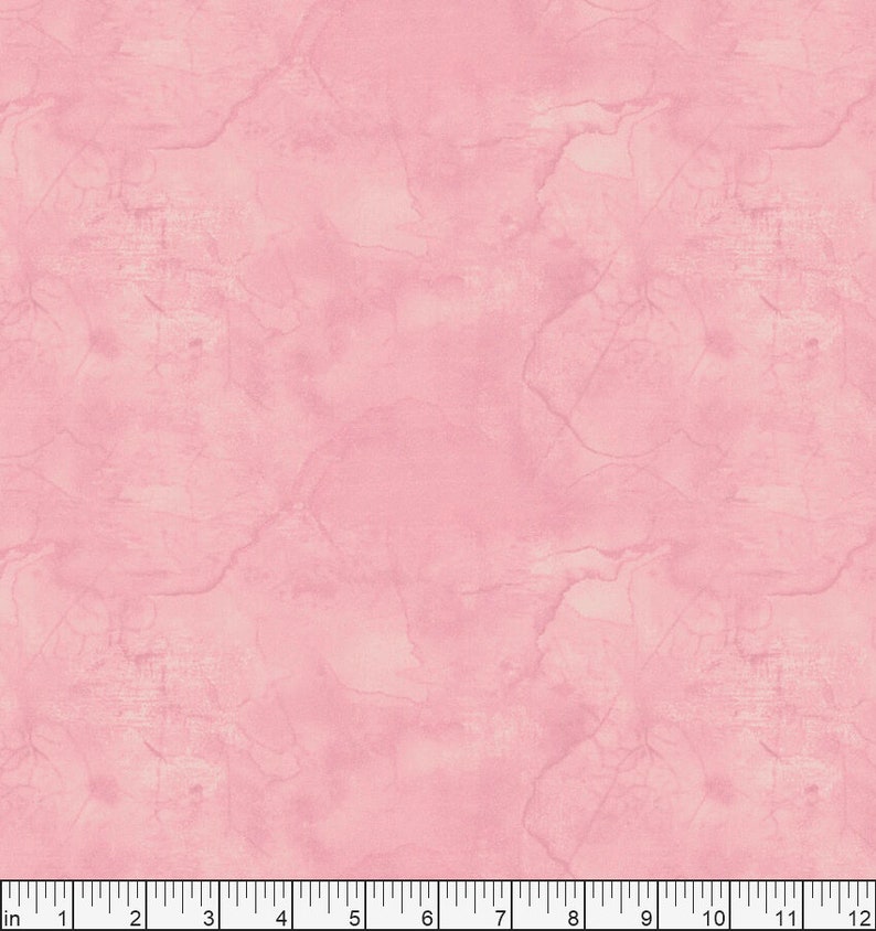 May include: A seamless pink fabric with a subtle marbled pattern. The fabric has a textured, slightly rough surface.