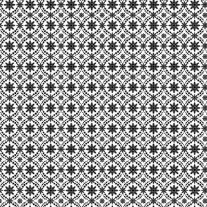 Benartex~Winter at the Farm~Snowflake Medallion~Black~Cotton Fabric by the Yard or Select Length 13458-12