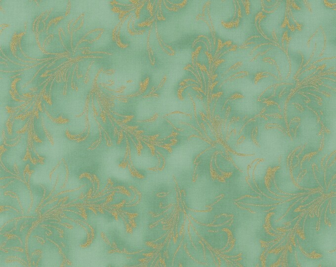 Robert Kaufman Fiorella Fleurish Blender W/ Metallic Gold Etsy