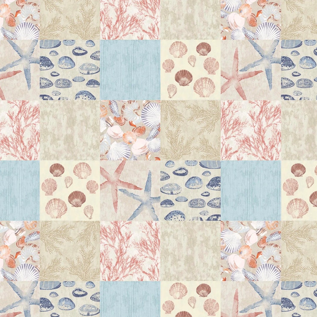 マイケルミラー。コースタルモデル。 マイケル・ミラー コースタルリビング シーサイドパッチワーク マルチ