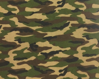 A E Nathan~2018 Comfy Flannel~Camo~Green~Printed Cotton Flannel Fabric by the Yard or Select Length 5251AE-33