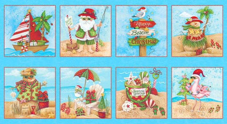 - AAFQK-239 Includes pattern /& fabric for top of quilt and binding Blank Quilting Holiday Beach #2-64 x 80 Throw Quilt Kit