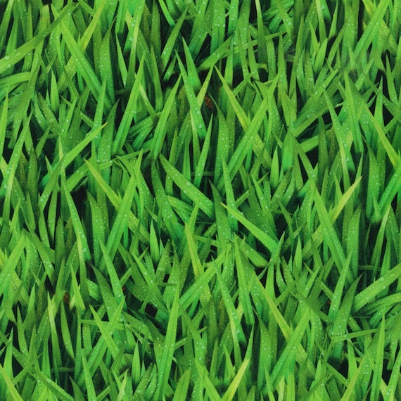 Kaufman Sports Life Grass Turf Grass Fabric By The Yard