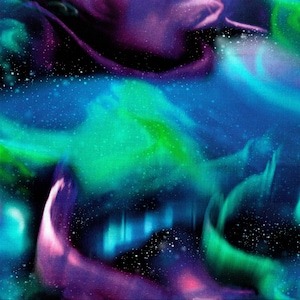 Timeless Treasures~Out of this World~Northern Lights~Multi~Cotton Fabric by the Yard or Select Length CD2685-MULTI