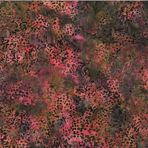 Hoffman~Bali Batiks~Woodland by McKenna Ryan~Fish Texture~Coral Reef~Cotton Batik Fabric by the Yard or Select Length MR59-738