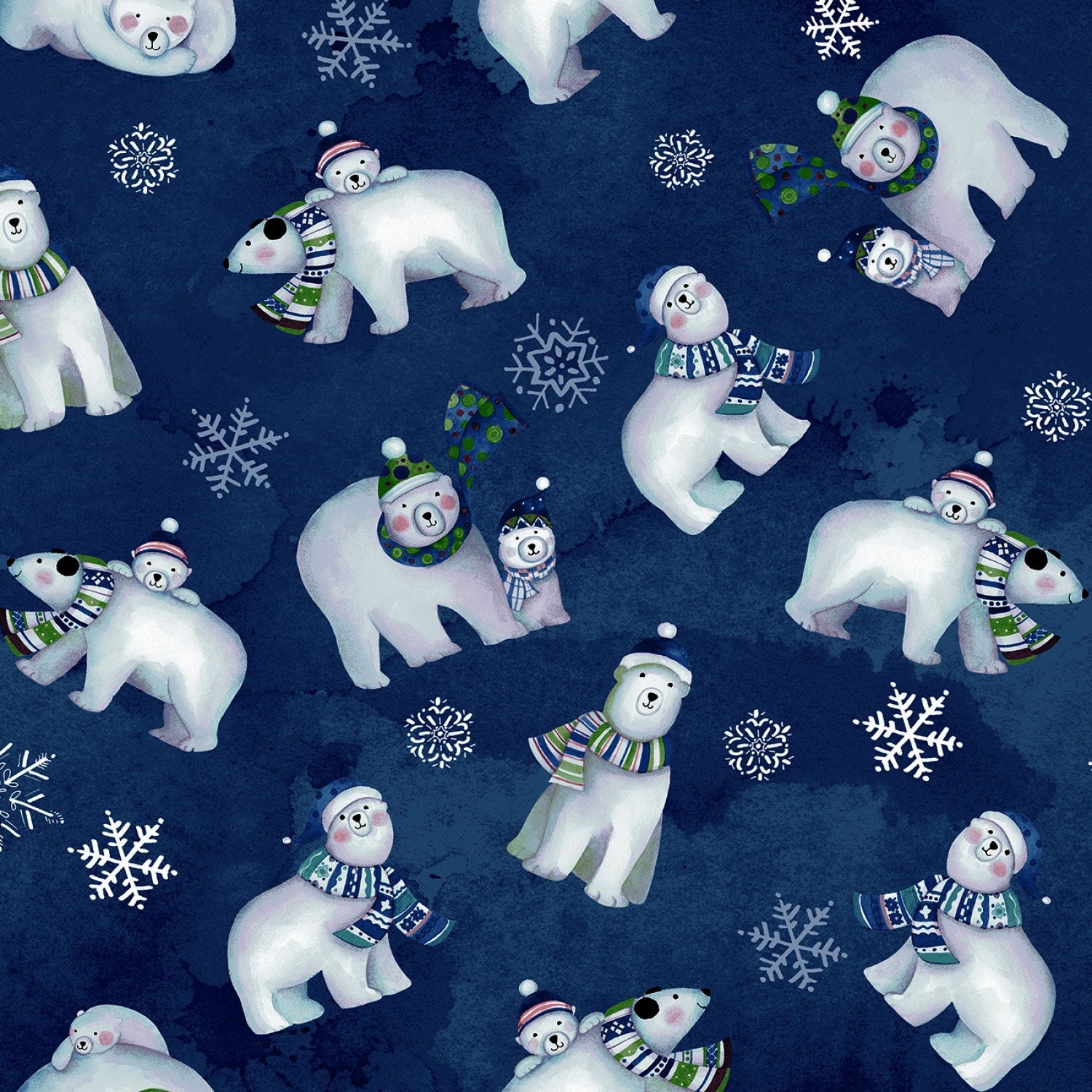 EOB Clothworks Snowville Osos polares Light Navy - Etsy España EOB Clothworks Snowville Osos polares Light Navy - Etsy España