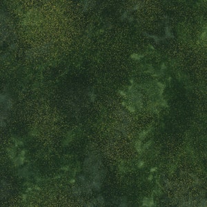 Timeless Treasures~Shimmer~Tonal Texture~Green w/ Metallic Gold~Cotton Fabric by the Yard or Select Length SHIMMER-GRN