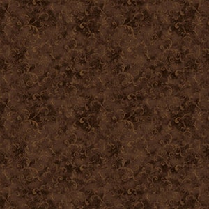 EOB~Wilmington Prints~Essentials Basics~Filigree~Brown~Cotton Fabric by the Yard or Select Length 42324-222