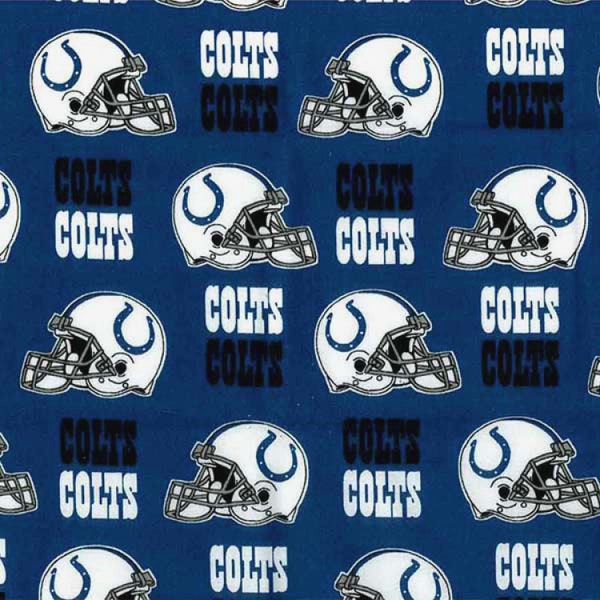 Fabric Traditions~NFL Cotton~Indianapolis Colts~Bleu/Blanc~Tissu par verge 6006-D