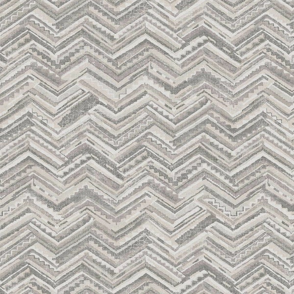 Northcott~Canyon Creek~Zig Zag Print~Cream/Gray~Cotton Fabric by the Yard or Select Length 23864-11