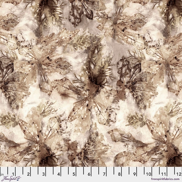 Free Spirit~Into the Woods 2 by Katrinka~Oak Shadows~Neutral~Cotton Fabric by the Yard or Select Length PWKA002-NEUTRAL